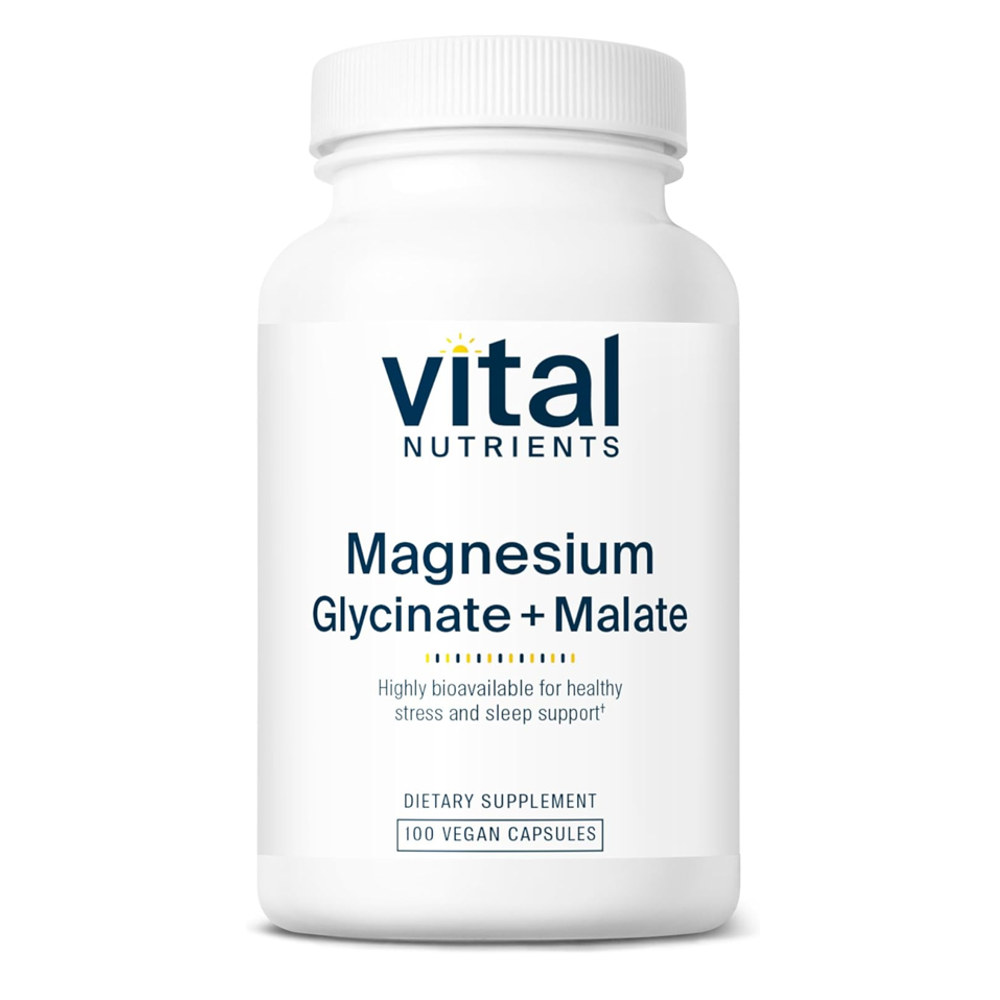Vital Natural Magnesium Glycinate + Malate Capsules
