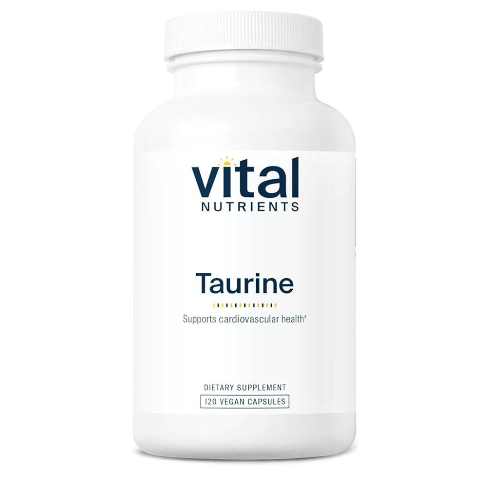Vital Nutrients Taurine – Cardiovascular Support | 120 Capsules