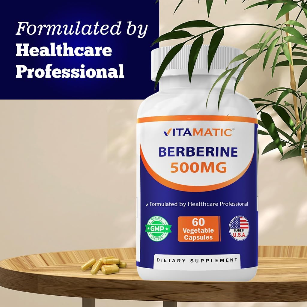 Vitamatic Berberine 500 Mg Capsules