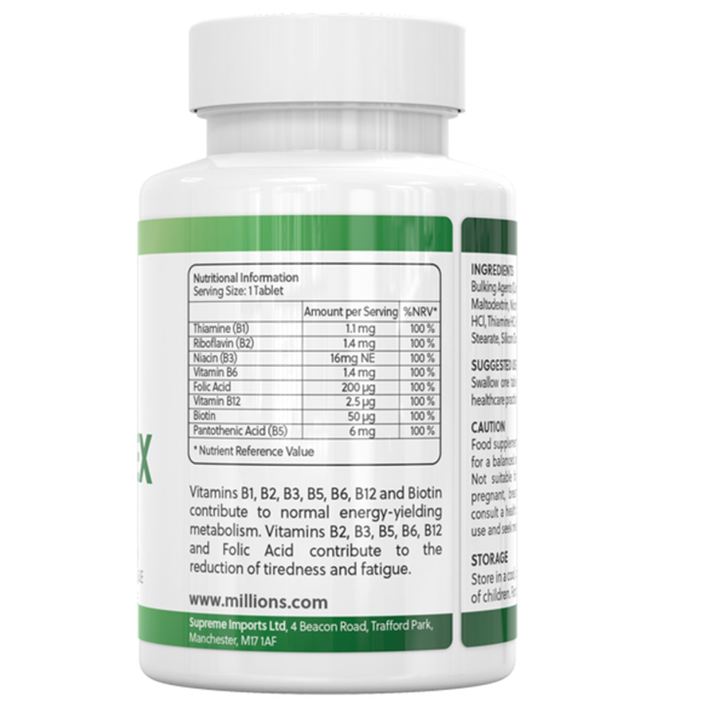 Millions & Millions Vitamin B-Complex – Energy & Metabolism Support
