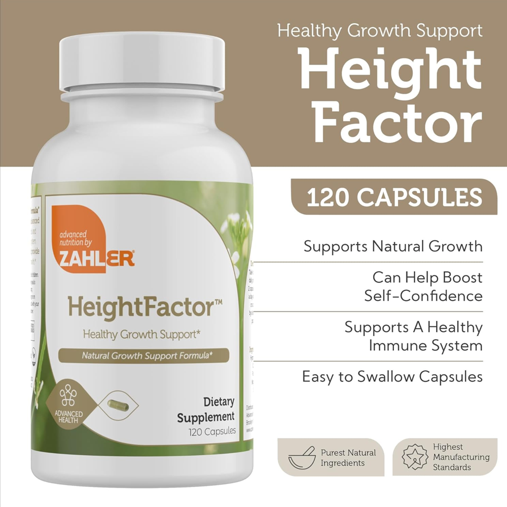 Zahler Height Factor Capsules, Healthy Growth Support
