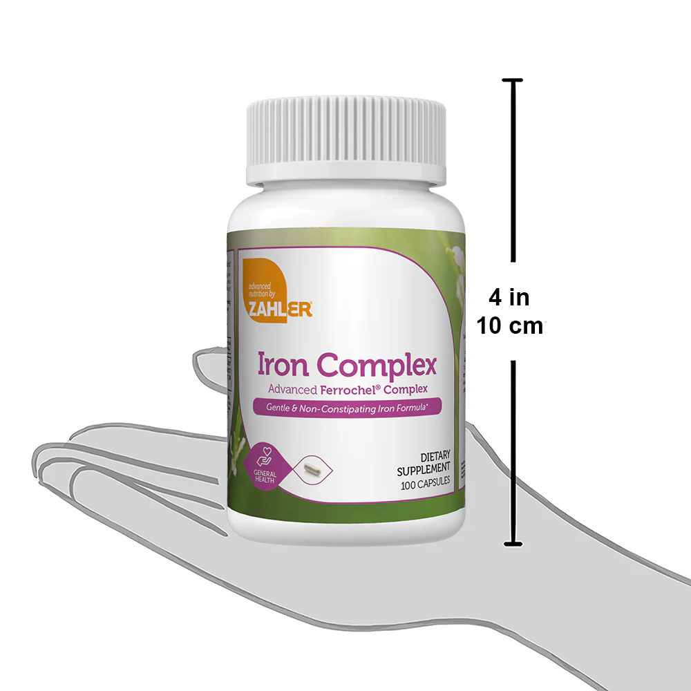 Zahlers Iron Complex Capsules, With Ferrochel