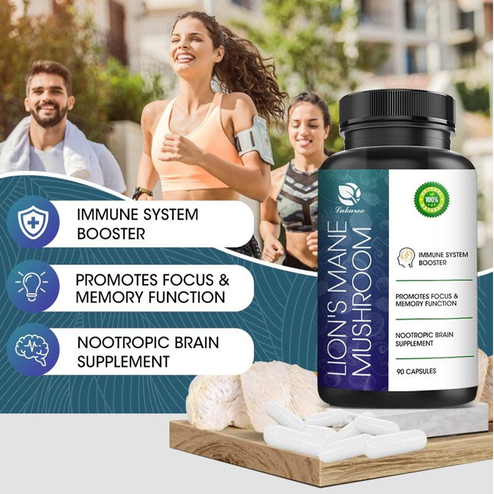 Lukaree Lion`s Mane Mushroom Capsules