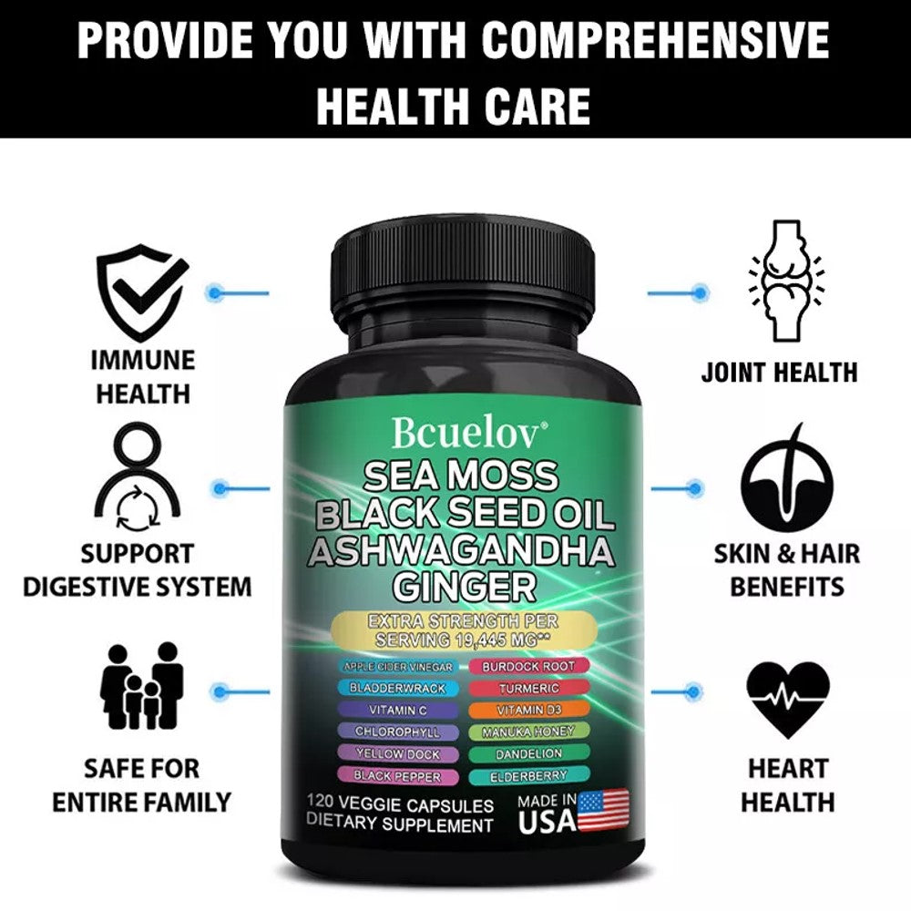 Bcuelov Sea Moss Capsules