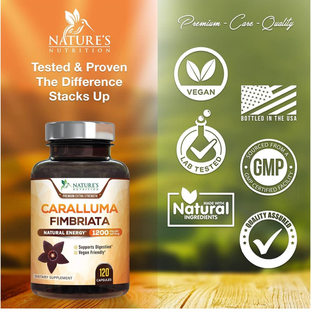 Nature’s Nutrition Caralluma Fimbriata Capsules