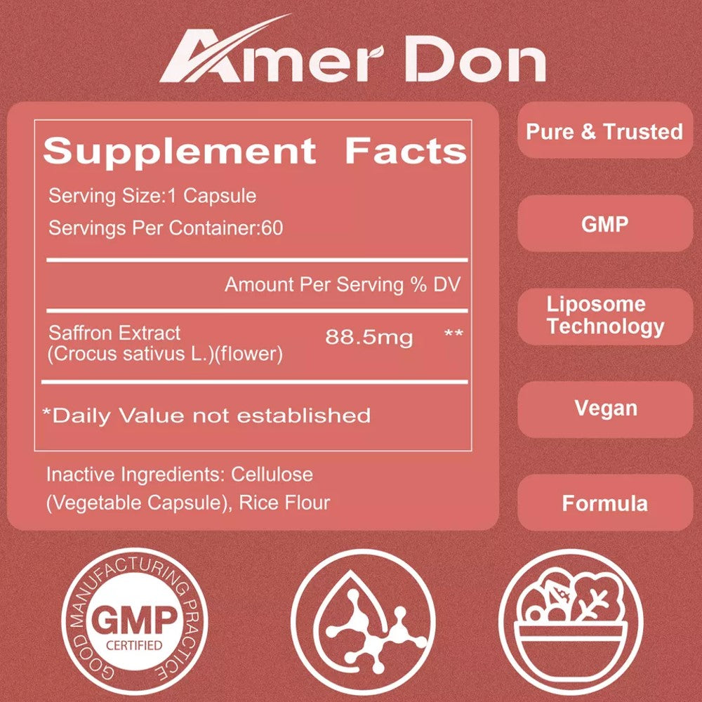 Amer Don Pure Saffron Capsules