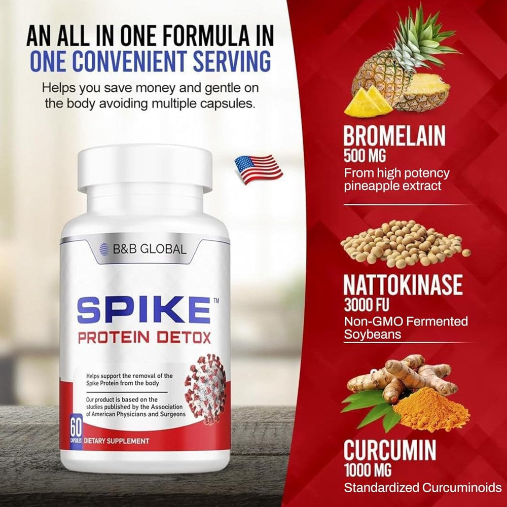B&B Global Spike Protein Detox Capsules