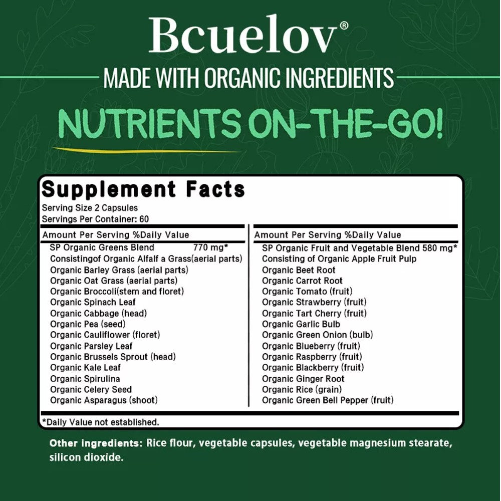 Bcuelov Veggies Fruit Capsules