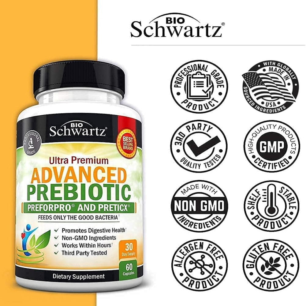 BioSchwartz Advanced Prebiotic Capsules