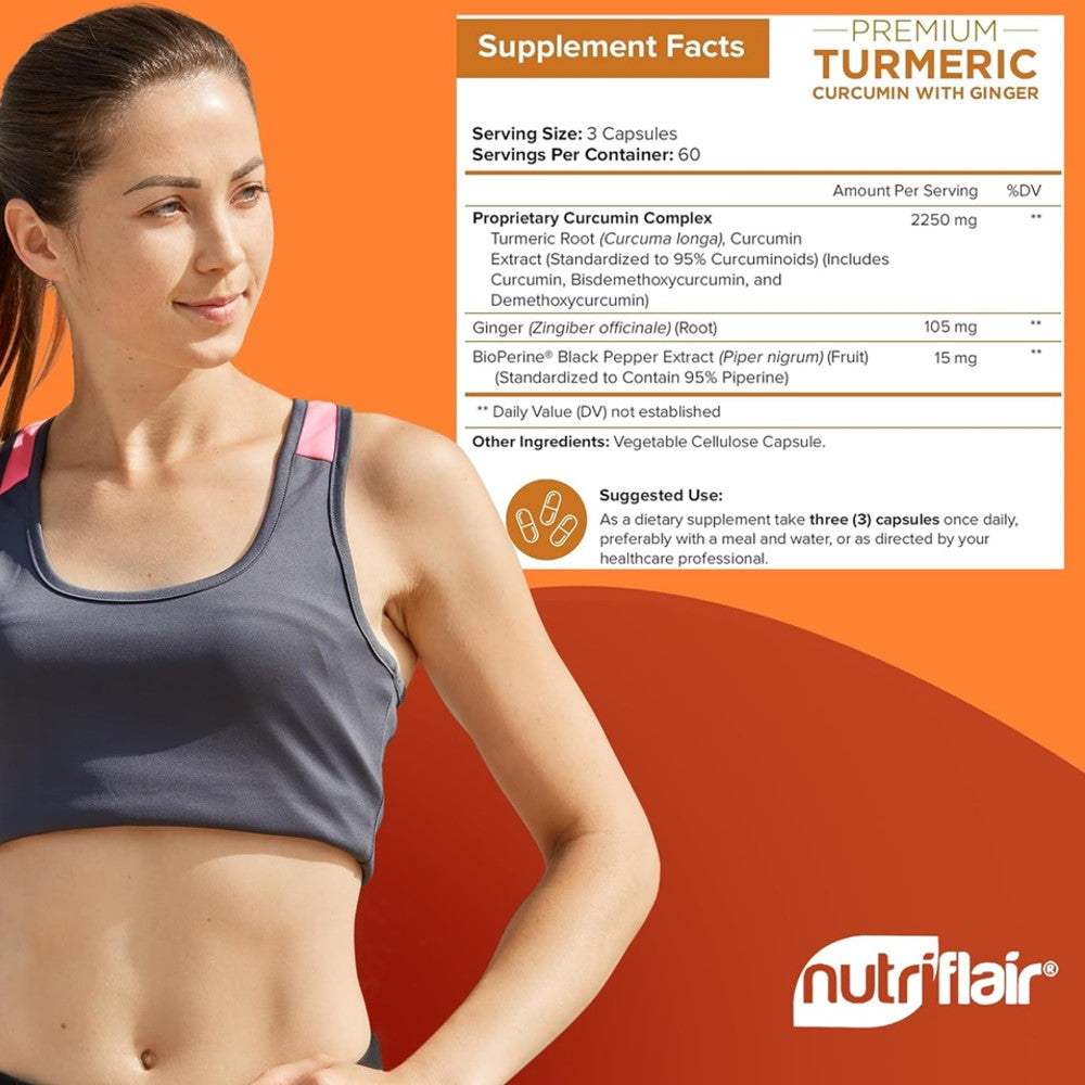 NutriFlair Premium Turmeric Capsules