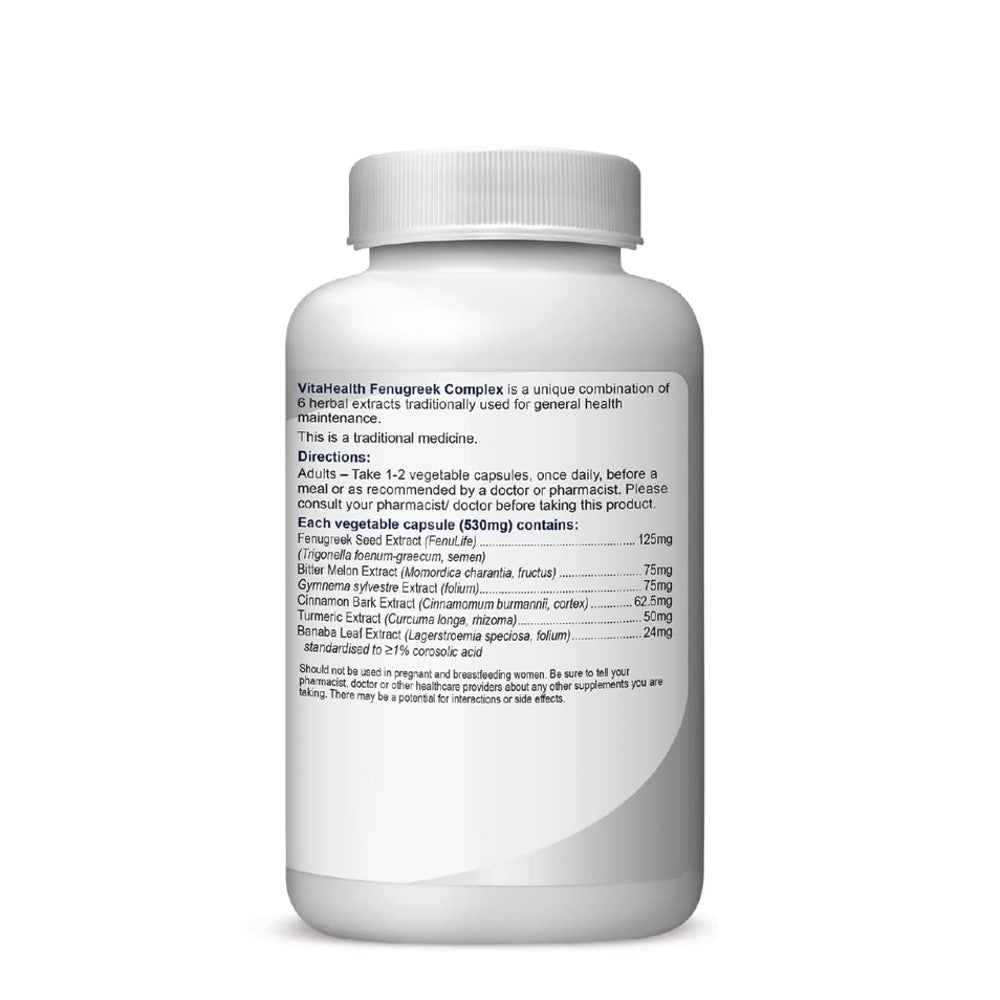 Vitahealth Fenugreek Complex Capsules