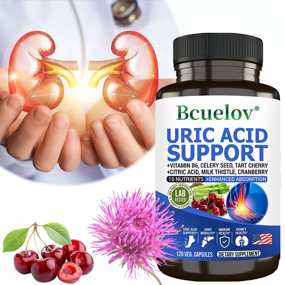 Bcuelov Uric Acid Support Capsules