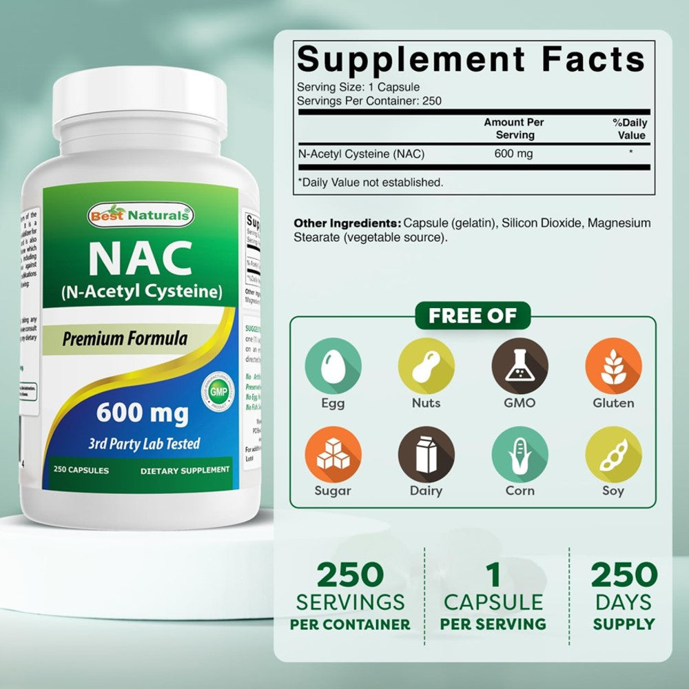 Best Naturals NAC Capsules