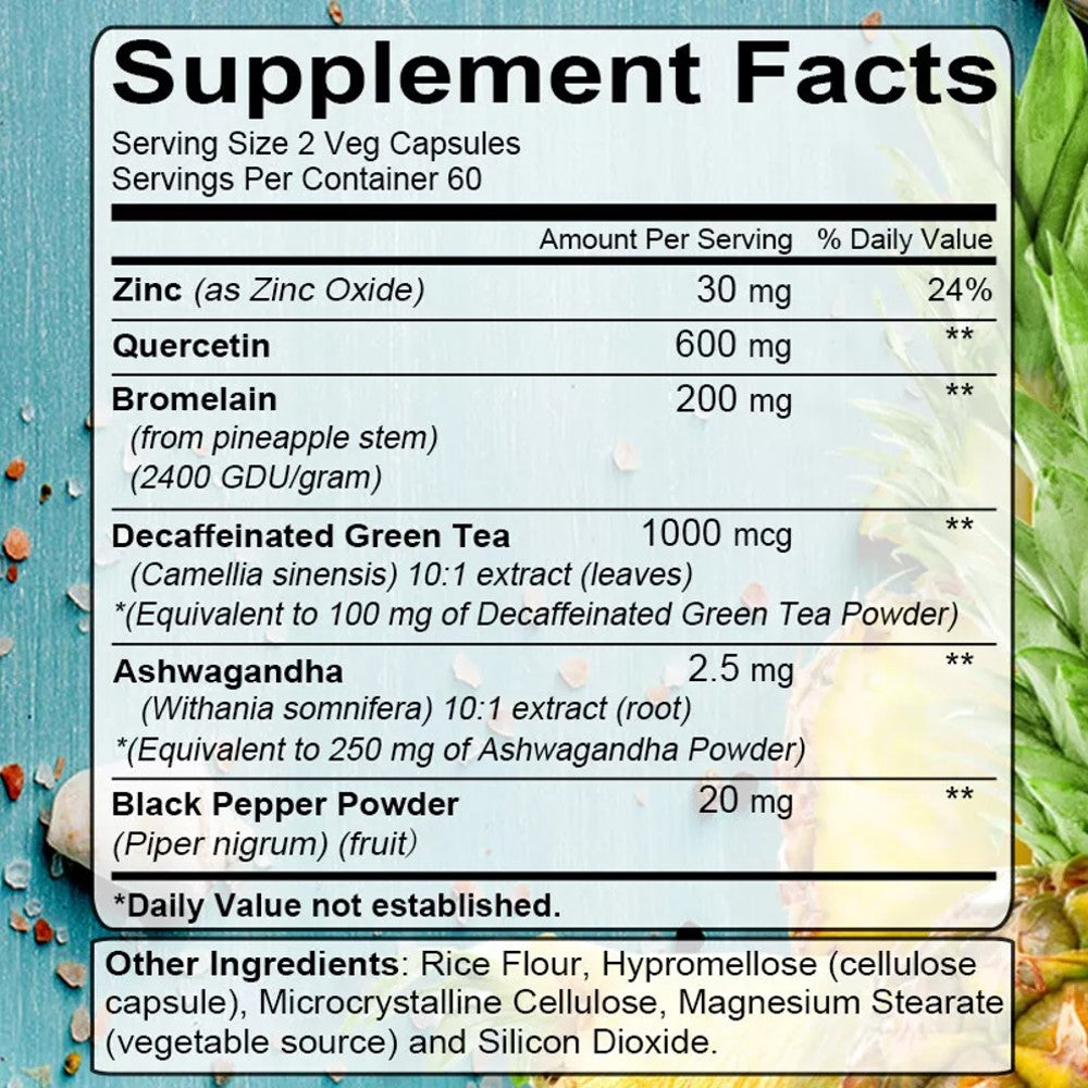 Kenofor Quercetin with Bromelain Capsules