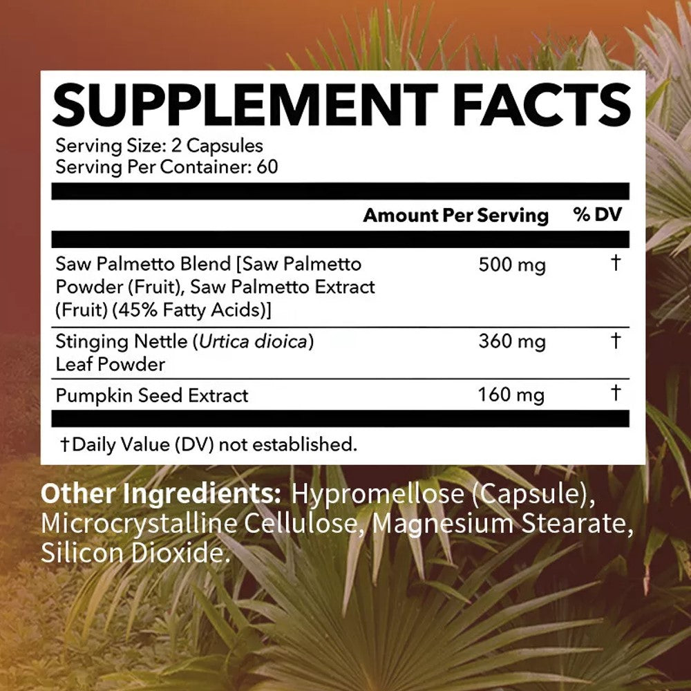 Bcuelov Saw Palmetto Capsules