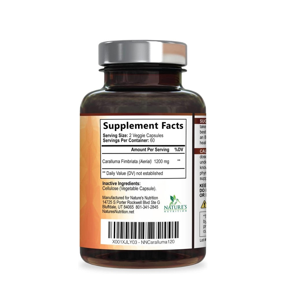 Nature’s Nutrition Caralluma Fimbriata Capsules