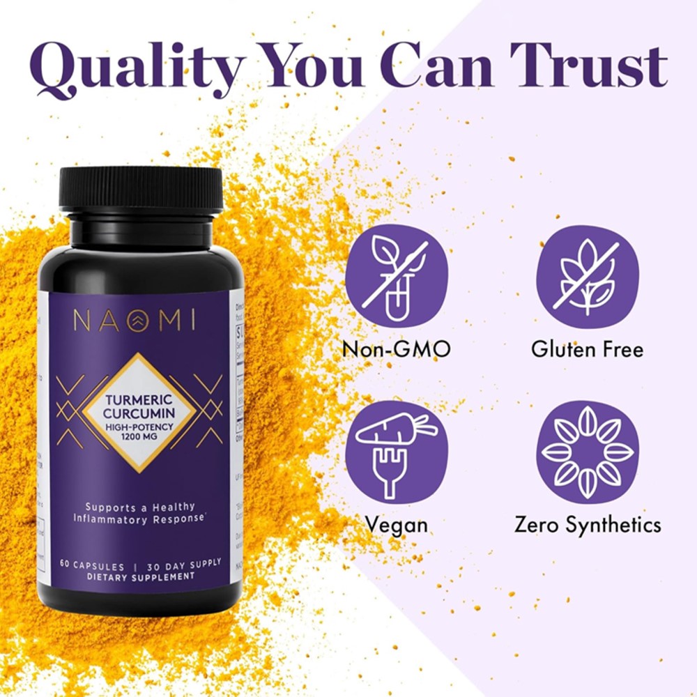 Naomi Turmeric + Resveratrol Capsules
