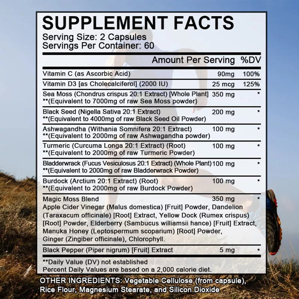 Bcuelov Sea Moss Capsules