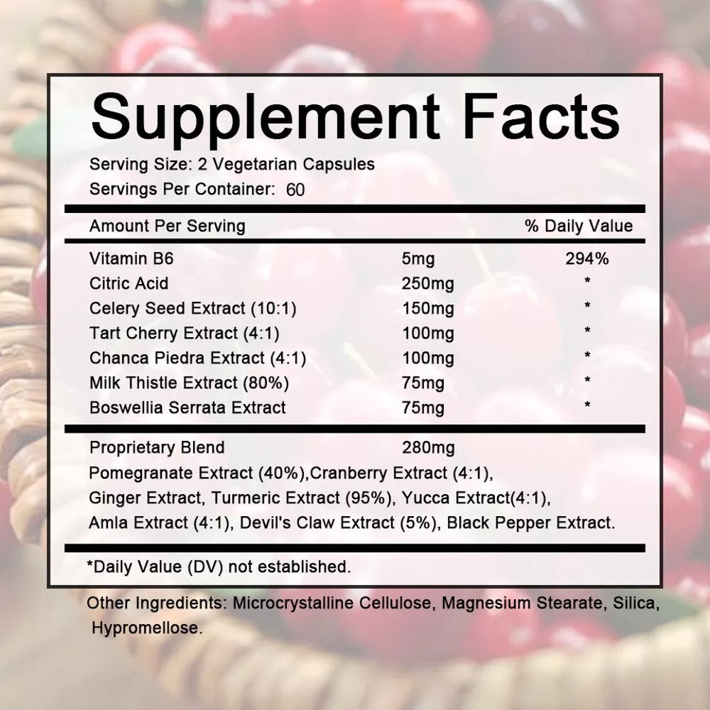 Bcuelov Uric Acid Support Capsules