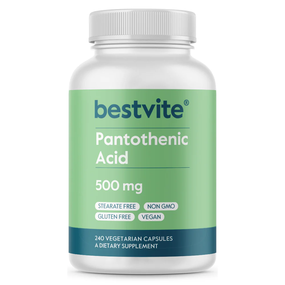 Bestvite Pantothenic Acid 500 Mg Capsules