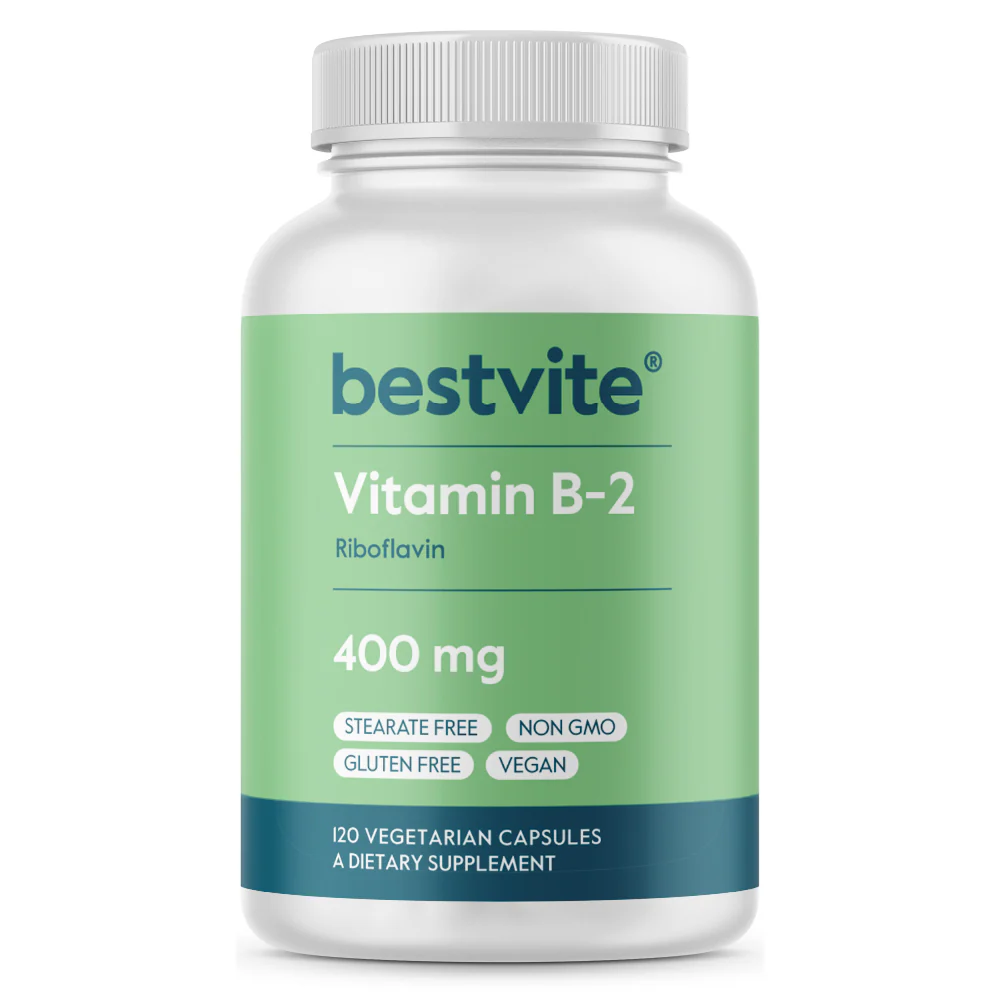 Bestvite Vitamin B-2 (Riboflavin) 400mg Capsules