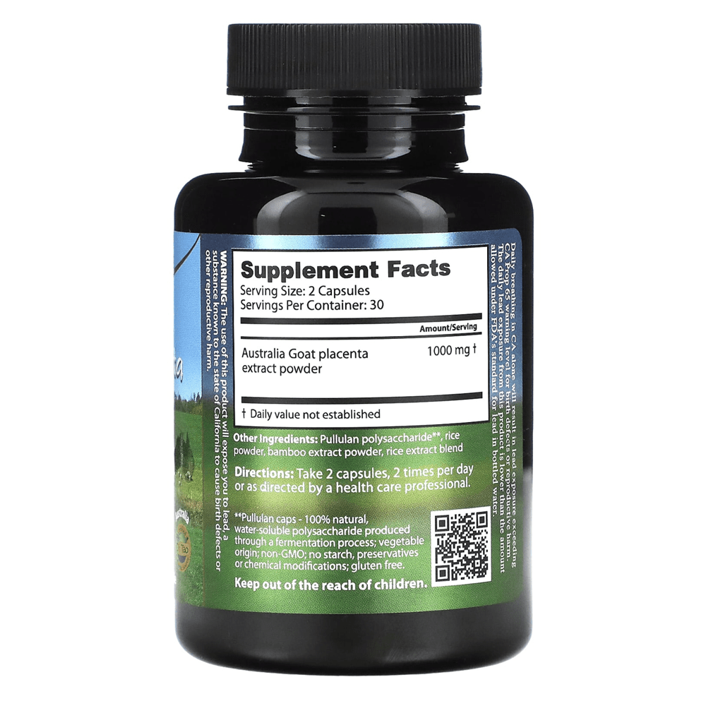 Dragon Herbs Goat Placenta 500 mg Capsules - My Daraz Store