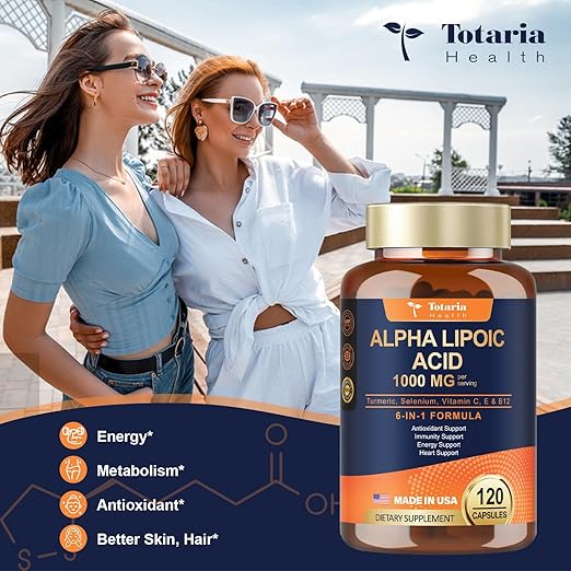 Acido Alpha Lipoic Acid 1000 mg Supplement