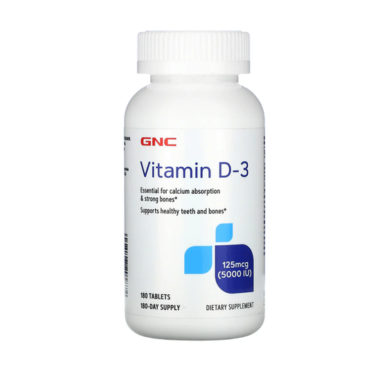 GNC Vitamin D3 5000 IU Tablets