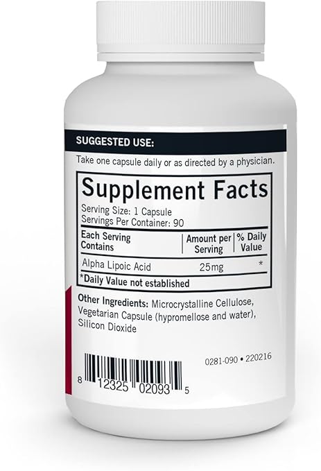 Kirkman Alpha Lipoic Acid 25 Mg Supplement - My Daraz Store