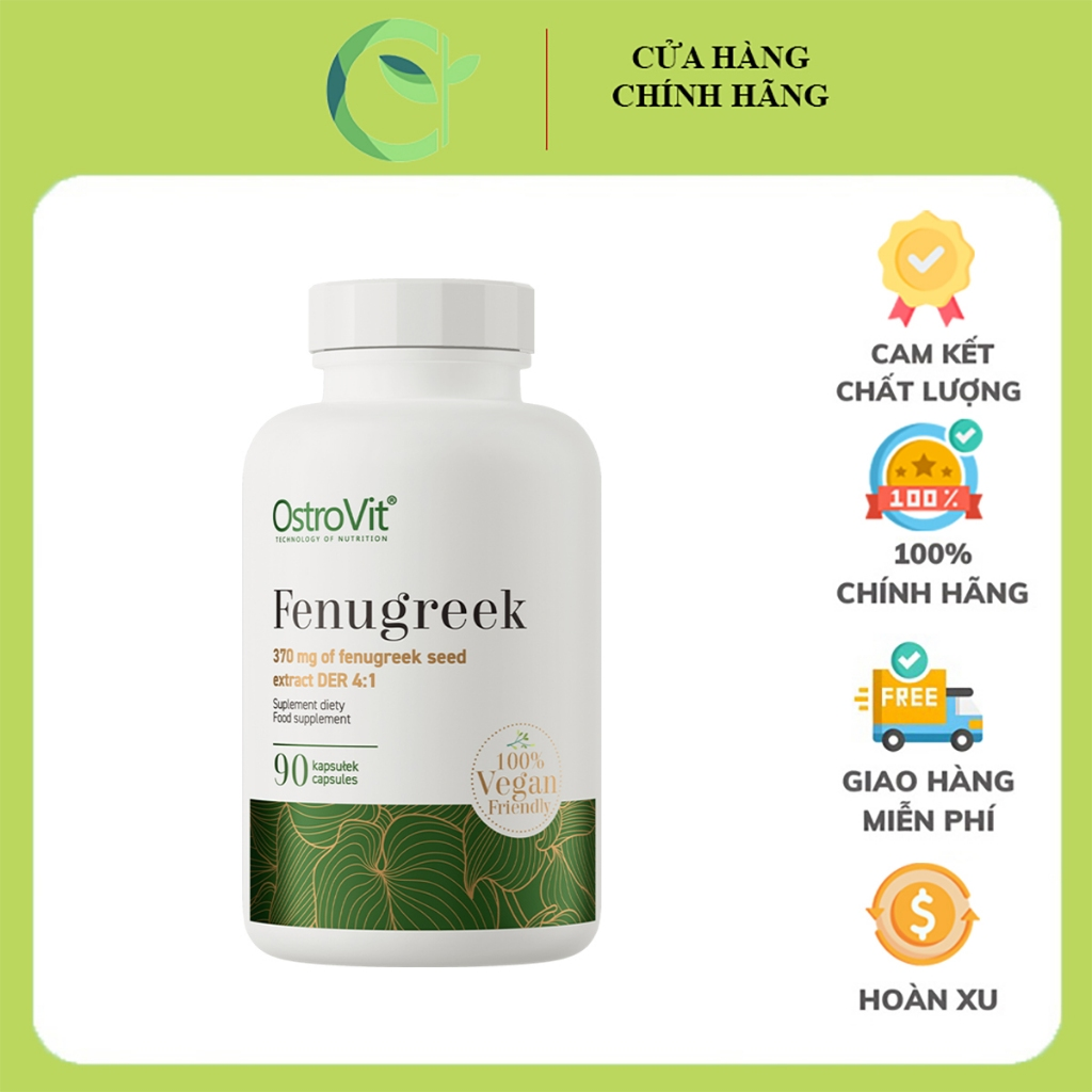 Ostrovit Fenugreek Supplement 370mg Capsules