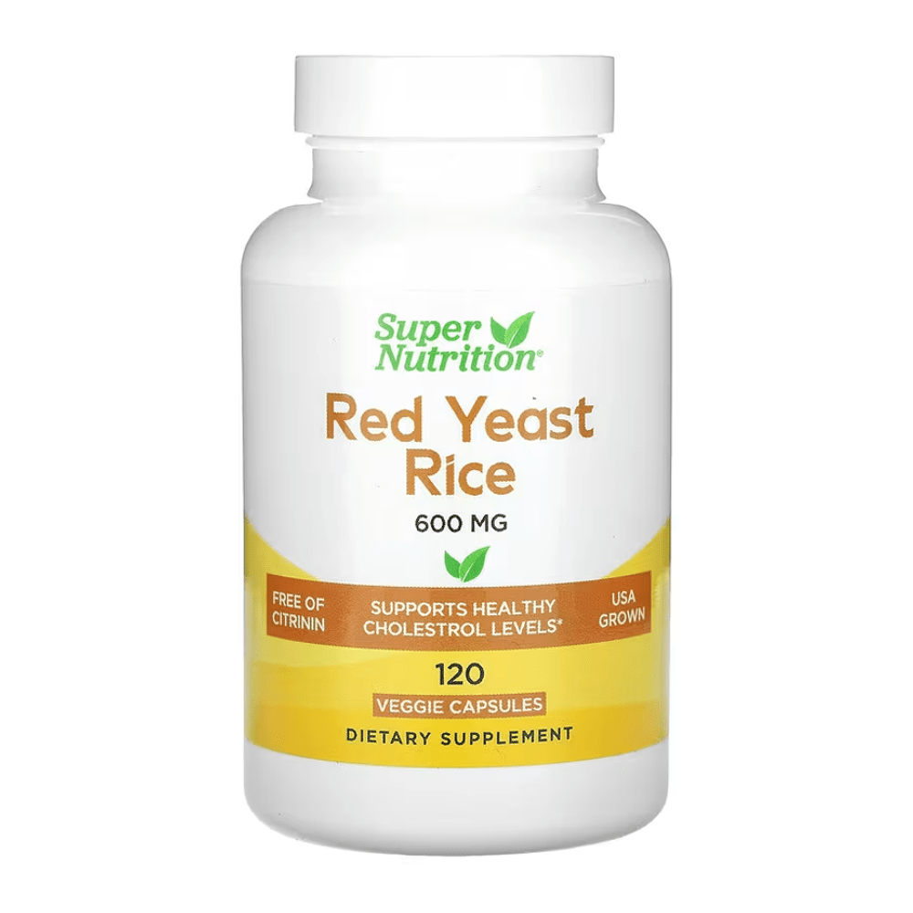 Super Nutrition Red Yeast Rice 600 mg Capsules - My Daraz Store