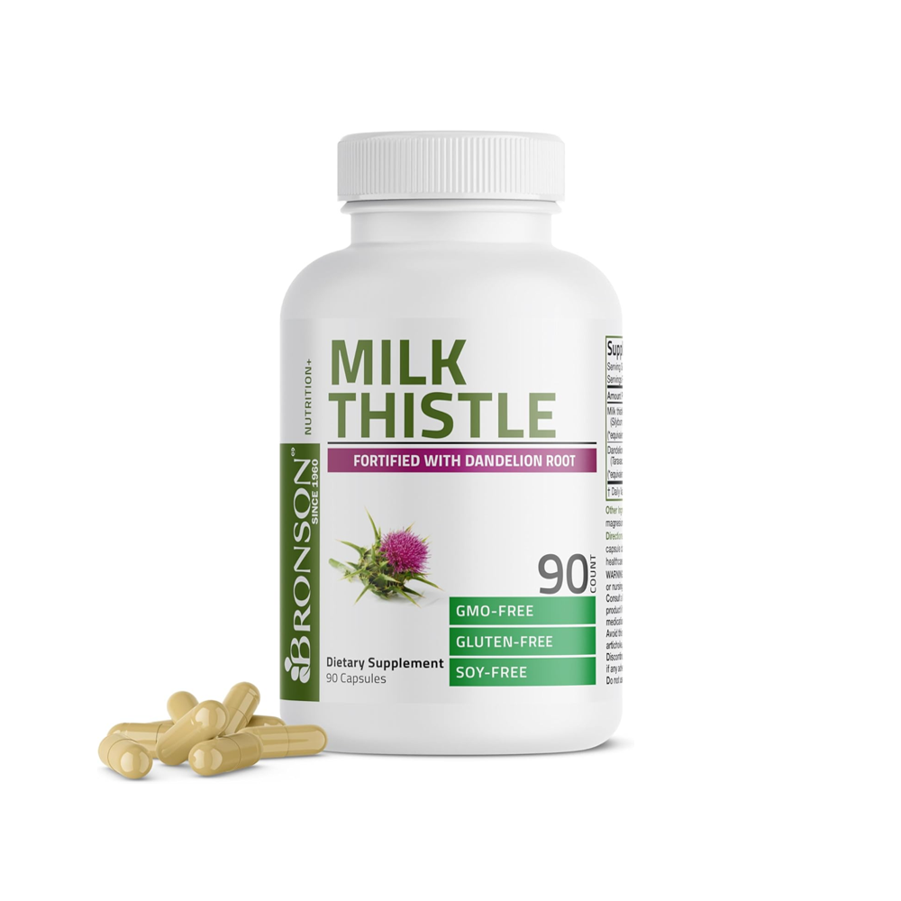 Bronson Milk Thistle Fortifie Root 90 Capsules