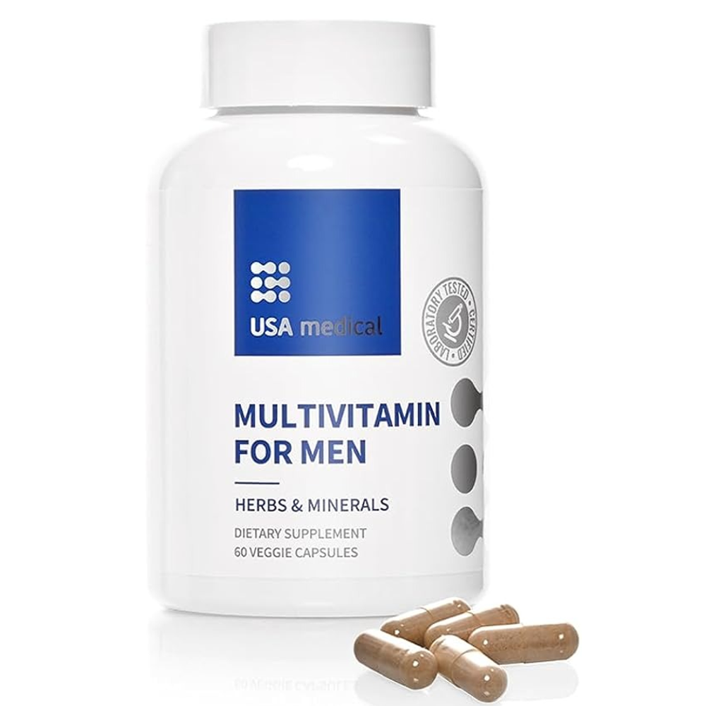 USA Medical Multivitamin for Men – 60 Veggie Capsules