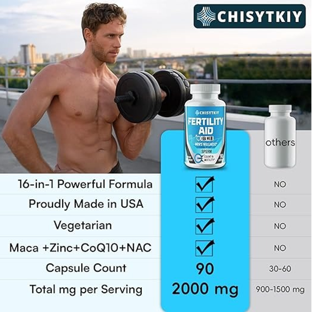 Chisytkiy Fertility Aid Men's Wellness – Sperm Count 60 Capsules