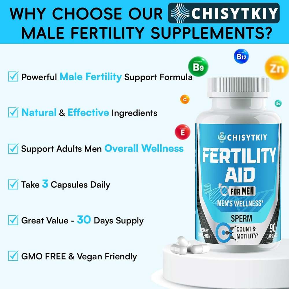 Chisytkiy Fertility Aid Men's Wellness – Sperm Count 60 Capsules