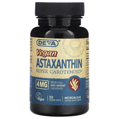 Deva Vegan Astaxanthin 4 mg Supplement