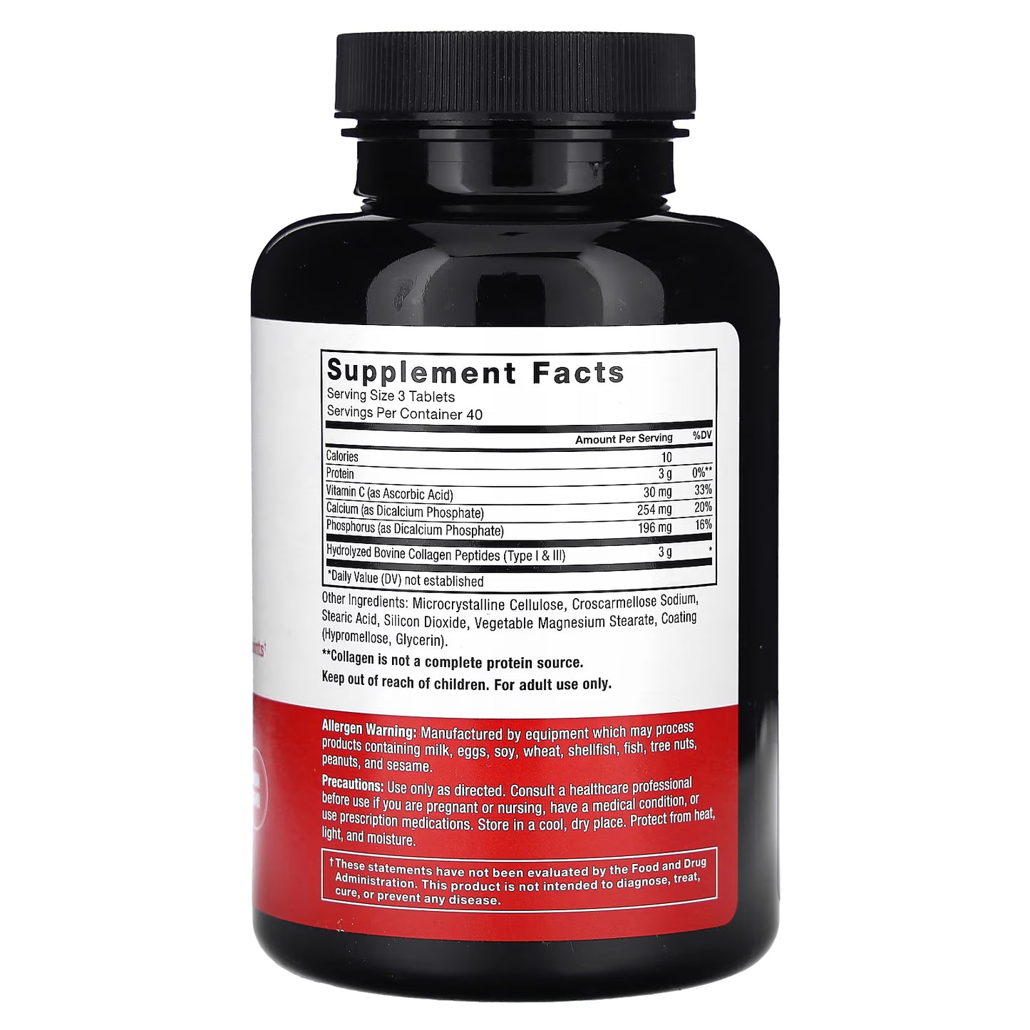 Force Factor Collagen Type I & III Supplement