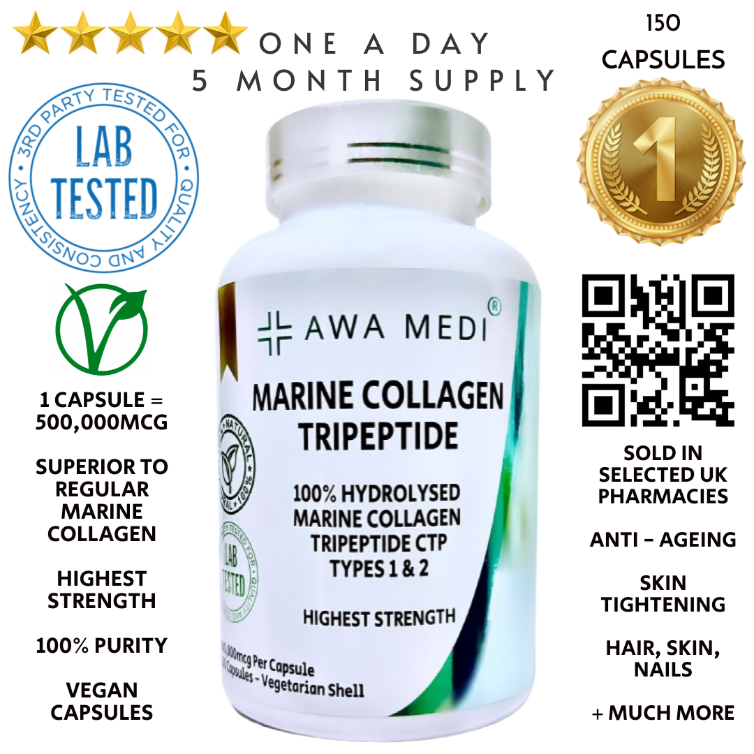 Awa Medi Marine Collagen Triptide Capsules