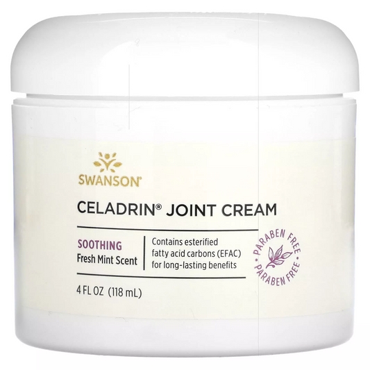 Swanson Celadrin® Joint Cream | Soothing Fresh Mint Scent