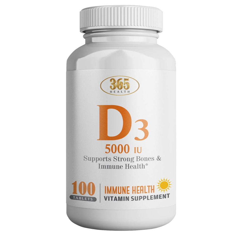 365 HEALTH D3 5000iu Capsules