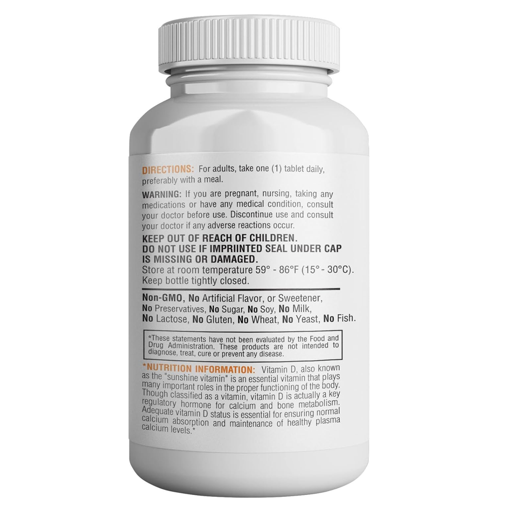 365 HEALTH D3 5000iu Capsules