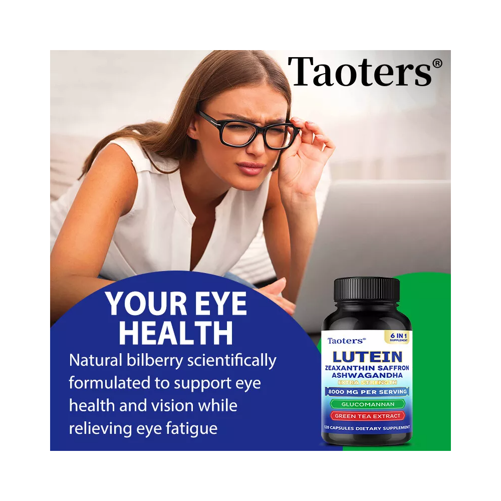 Taotors Lutein and Zeaxanthin Saffron Capsules