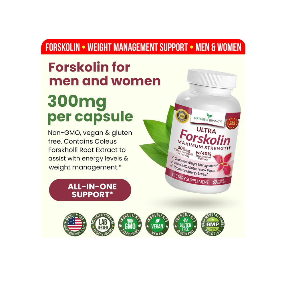 Nature`s Branch Ultra Forskolin Capsules