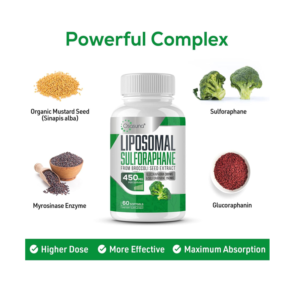 Osasuna Liposomal Sulforaphane Softgels