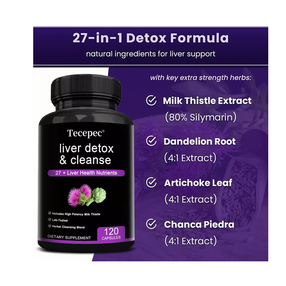 Tecepec Liver Detox & Cleanse Capsules