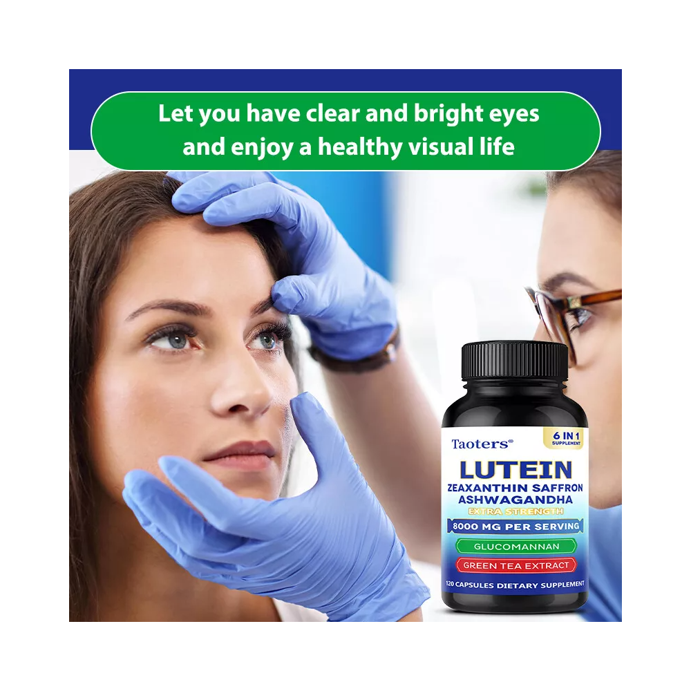 Taotors Lutein and Zeaxanthin Saffron Capsules