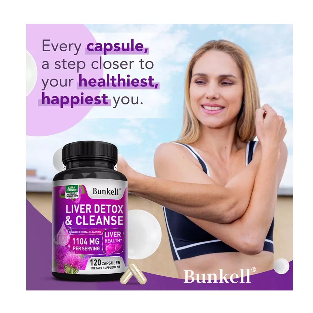 Bunkwell Liver Detox Cleanse Capsules