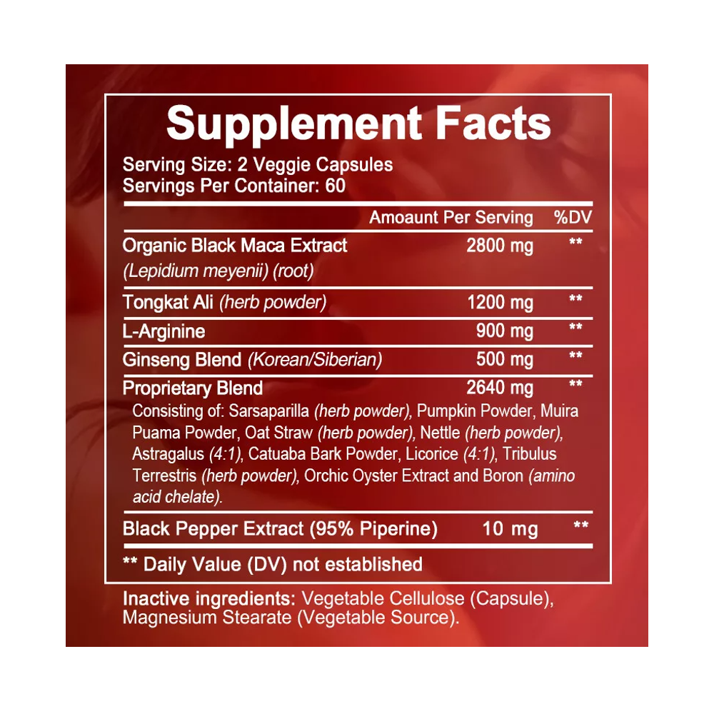 Bcuelov Black Maca Capsules