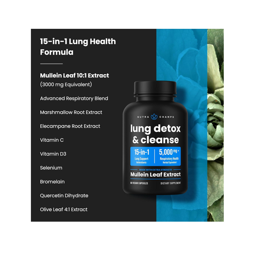 NutraChamps lungs Detox Cleanse Capsule