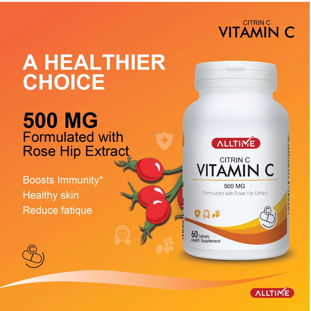 Alltime Citrin C Vitamin C 500 Mg Tablets